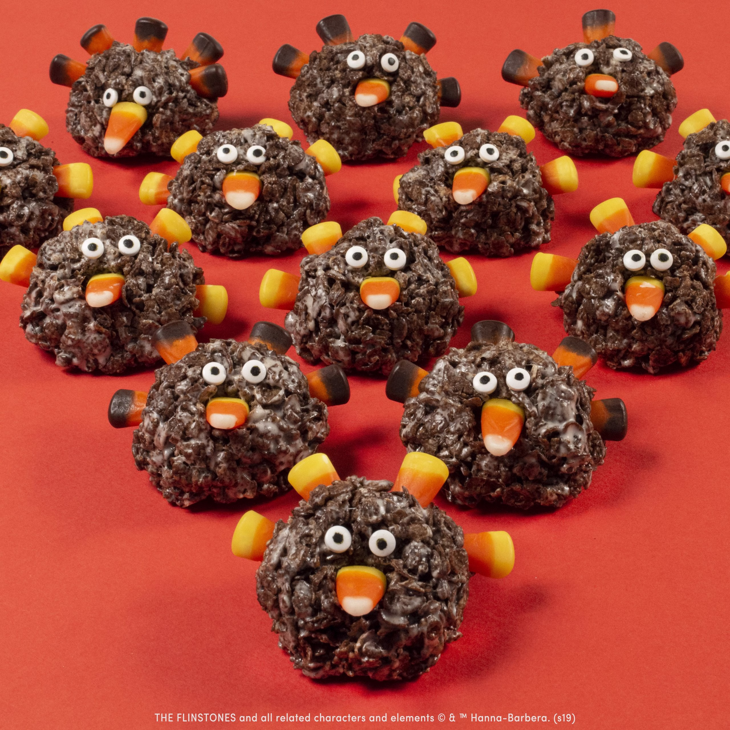 Cocoa PEBBLES™ Cereal Turkey Crispy Treat Recipe