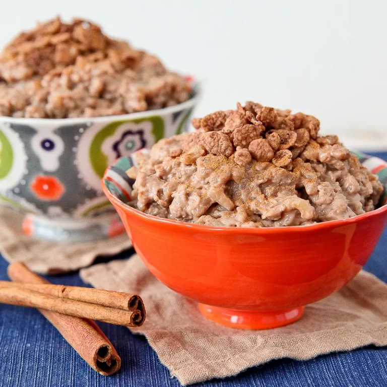 Café and Cocoa PEBBLES™ Rice Pudding