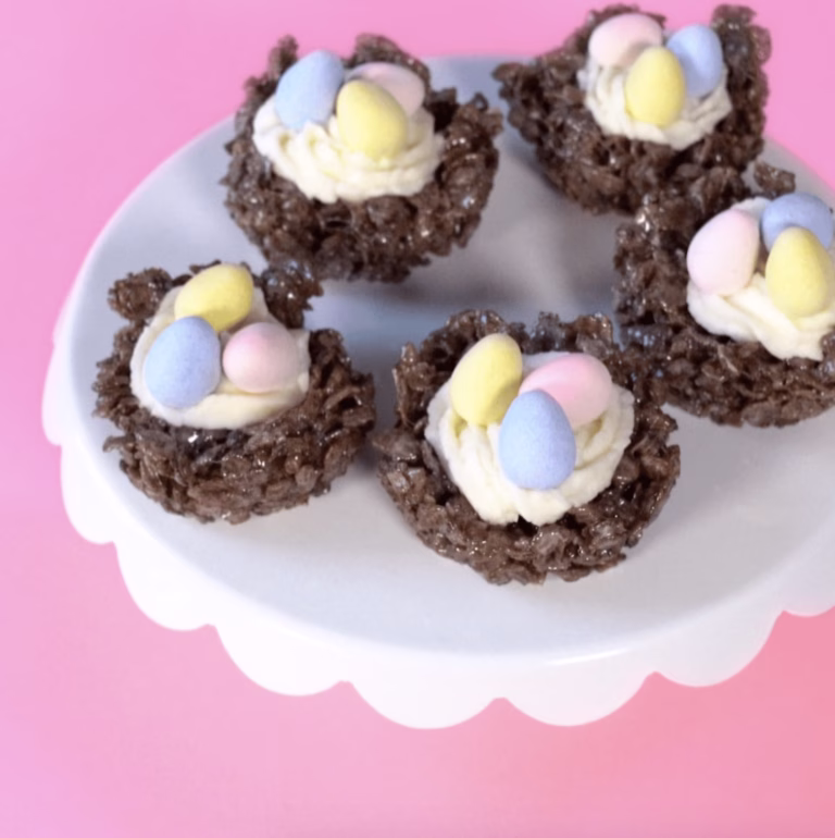 Cocoa PEBBLES™ Cereal Chocolate Easter Nests