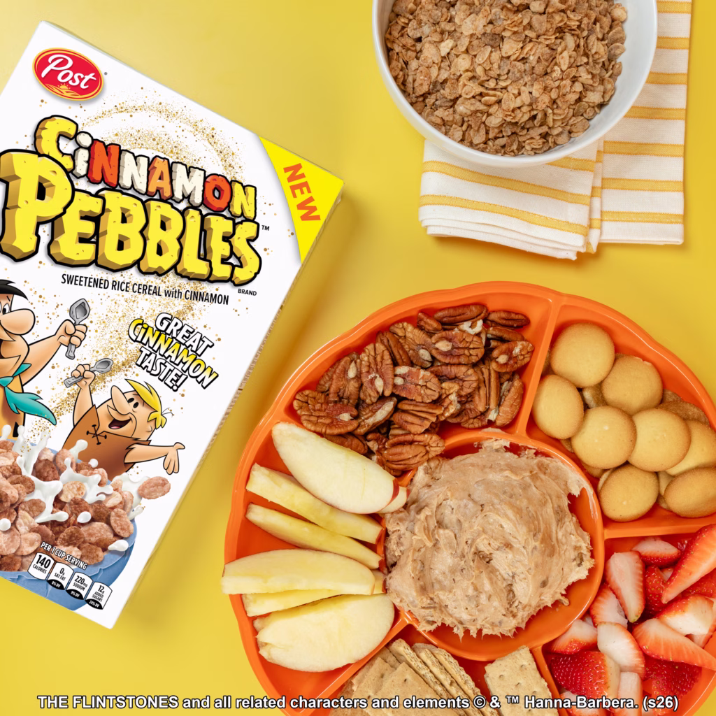 Cinnamon Pebbles Cheesecake Dip