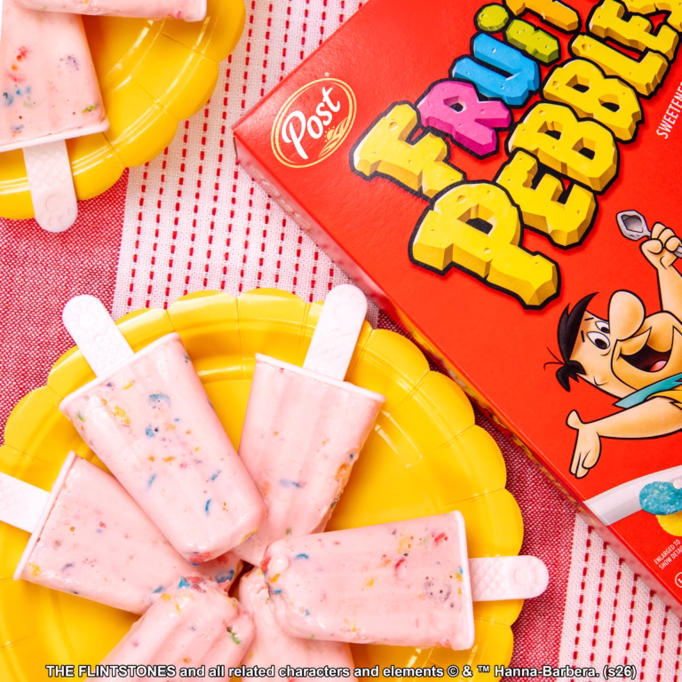 Fruity PEBBLES Milk & Cereal Yogurt Pops