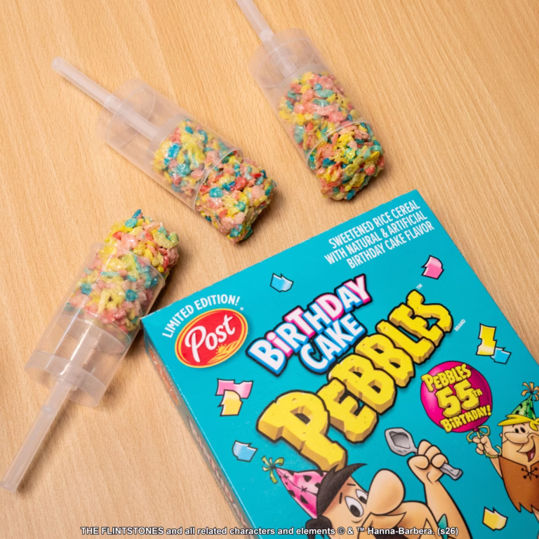 birthday cake pebbles push up treat