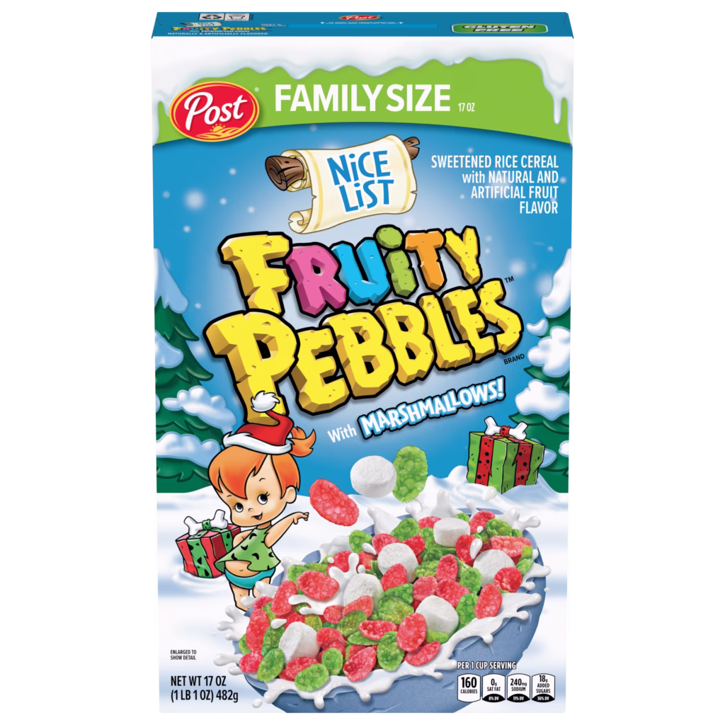 nice list pebbles cereal