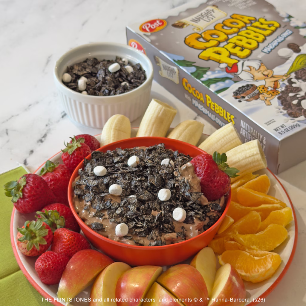 Naughty List Cocoa PEBBLES™ Chocolate Marshmallow Dip